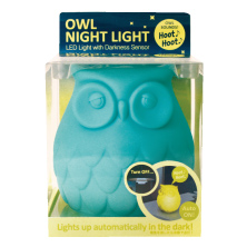 Owl Night Light Blue
