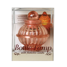 Bottle Lamp Shell Pink