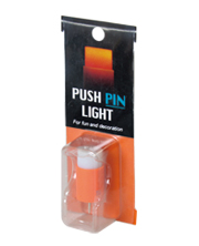 Push Pin Light Orange