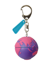 Earth Case Key Chain Purple